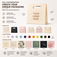 Sac en papier artisanal de luxe haut de gamme, sur mesure, différentes tailles, pour les achats commerciaux, les festivals et les cadeaux de vacances