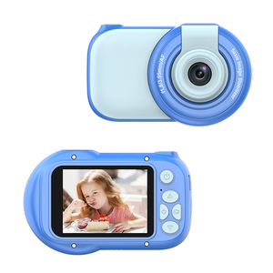 Appareil photo pour enfants avec 90 °   Objectif rotatif, écran IPS de 2,4 pouces, 28 jolis cadres et autocollants personnalisés en option, étui en silicone - Product Image 6
