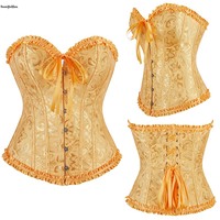 2026 Palaces Shapewear Corsets de fête vintage pour femmes grandes tailles, avec 12 baleines en acier ou en élastique, sous-vêtements corset