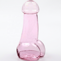 Verre à vin et à cocktail transparent en forme de champignon pour fête d'anniversaire