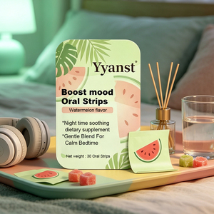 Bandes Orales Éclaircissantes Goût Pastèque – Apaisement Doux pour la Nuit – Films Alimentaires Relaxants pour le Sommeil – 30 Sachets OEM/ODM - Product Image 3