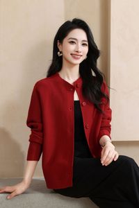 <span class=keywords><strong>Cardigan</strong></span> in Maglia da Donna con Bottoni, Manica Lunga, Elegante e Casual, Maglione Basico Lavorato a Maglia, Cappotto Invernale per Donne - Product Image 2
