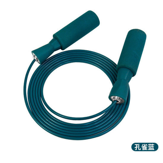 Cuerda larga azul pavo real