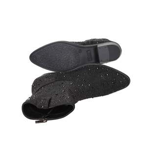 Stivaletti da Donna Xti 143116 Neri Stile a Metà Polpaccio con Dettagli in Strass - Product Image 6