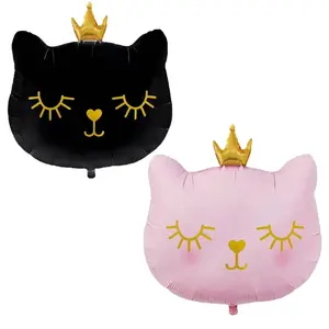 Globo de gato en un super bonito rosa, globo de aluminio inflado de <span class=keywords><strong>cumpleaños</strong></span> de Hello Kitty - Product Image 1