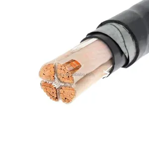 High quality copper wire 2.5mm2 3 Core 220 volt Black Rubber Flexible Cable manufacturer -100 Metre Coil