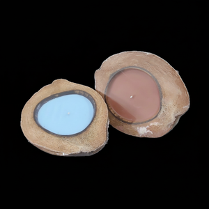 Velas de cera de soja personalizadas de alta calidad, aroma de cáscara de coco para iluminación exterior, el mejor precio, decoración del hogar para bodas, fiestas, nuevo - Product Image 1