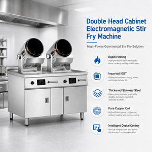 Máquina de Cocina por Inducción Automática de Alta Eficiencia con Doble Cabezal Electromagnético y Rotación de 360° °   Tambor Giratorio - Product Image 2