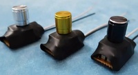 OEM عالية الجودة 220V 1A/3A الذهب والفضة لهجة مصباح طاولة مجموعة كاملة باهتة مفتاح دوار 2 الطريق