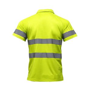 Polo pour homme 100% polyester, design personnalisé, bande réfléchissante, vente en gros, polo de golf, t-shirt - Product Image 6