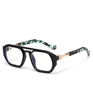 Nuevas Gafas de <span class=keywords><strong>Sol</strong></span> Unisex con Marco Cuadrado de Doble Puente y Protección UV400, Estilo Urbano Europeo Americano, Retro y Moderno - Product Image 6