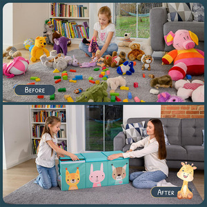 Sản phẩm hot có thể tháo rời children's lưu trữ công suất lớn trẻ em & thiếu niên lưu trữ Oxford trẻ em lưu trữ đồ chơi tổ chức với bán Hot - Product Image 6