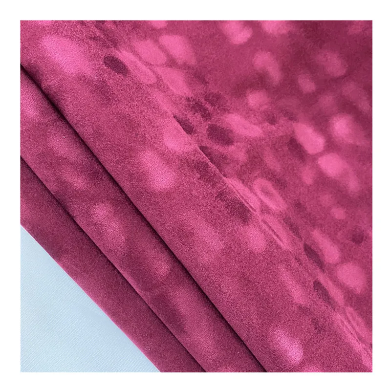 Drawstring pocket flocking cloth Wine packaging flocking cloth Pencil case flocking cloth