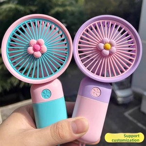 Ventilador Mini Portátil Recarregável USB 4.2V 5000mAh Dobrável Silencioso para Uso em Dormitório - Product Image 4