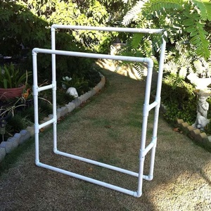 أثاث من الدرجة SCH40 كوع درجة مرفق ركنية من كلوريد البولي فينيل 90 "تي تركيب بولي كلوريد الفينيل موصل 5 طرق كوع - Product Image 6