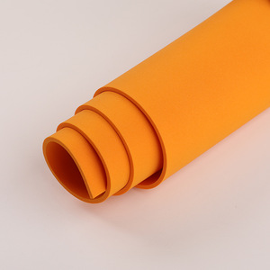 Matière en rouleau de mousse EVA haute élasticité orange Masachika, auto-adhésive, pour découpe, coussin élastique pour absorption des chocs - Product Image 3