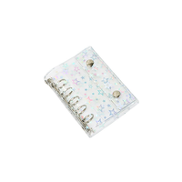 Carnet de poche personnalisé A6, reliure thermique, couverture en PVC, double bouton, 6 anneaux, formats A5/A7, papier 100 g/m², planificateur