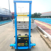 Chariot élévateur électrique portable pour la logistique, chariot élévateur à palettes mobile de 1 tonne
