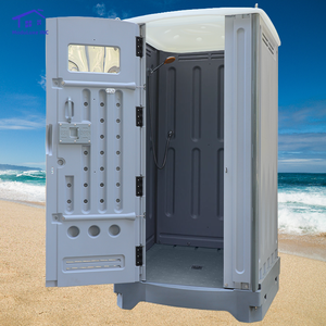 Baño Portátil Móvil, Ducha Portátil Resistente, Inodoro Prefabricado de Plástico para Exteriores, Escuelas, Hospitales, Talleres - Product Image 4