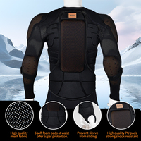 Benken – Équipement de ski confortable avec coussinets en EVA pour sports de plein air, pantalon de snowboard de protection, chemise avec vêtements de sécurité d'hiver pour le ski