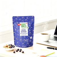 Herbruikbare staande zipzak met opdruk, flexibele plastic verpakking voor gedroogd fruit en snacks