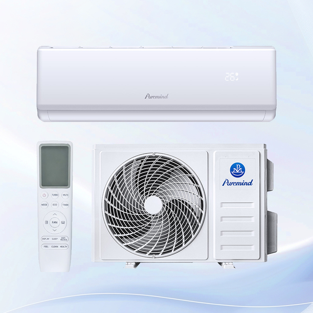 OEM 9000-24000Btu 1.5hp 1ton 220V Mini Split Air Conditioner Non Inverter Fast Cooling Smart Multi Remote Control Class Energy