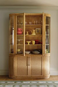 Buffet en bois massif de style ferme moderne avec rangement pour salle à manger, salon, bar à domicile - Poignées en métal, meubles de maison - Product Image 6