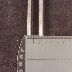 Tabung kaca kuarsa tahan panas pabrikan khusus tabung silika menyatu kapiler bening - Product Image 3