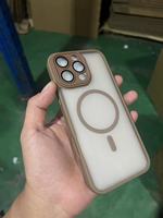 Coque en TPU effet mat avec protection caméra et chargement magnétique sans fil pour iPhone 18 Pro Max 17 Air 16 15 13