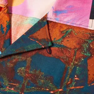 <span class=keywords><strong>Camicia</strong></span> hawaiana Casual da <span class=keywords><strong>uomo</strong></span> a maniche corte in <span class=keywords><strong>lino</strong></span> Casual personalizzata in europa - Product Image 5