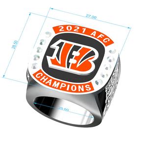 カスタム/卸売2012 <span class=keywords><strong>AFC</strong></span>スポーツ選手権リングファッションシルバーメッキ亜鉛合金ジュエリーリングカスタマイズされたロゴ - Product Image 2