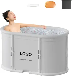 Family SPA vasca ammollo spessa schiuma isolante per mantenere la temperatura vasca da bagno portatile per adulti