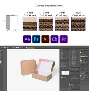 Boîtes d'expédition roses Kingsmart personnalisées avec logo, emballage de qualité supérieure en carton durable pour perruques et extensions de cheveux - Product Image 5