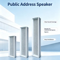 Altavoz de Columna PA de Voltaje Constante de 6.5 Pulgadas, 60W-120W, Altavoz de Pared para Megafonía en Mezquitas, Escuelas y Supermercados