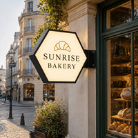 Boîte à lumière LED textile sans cadre pour boulangerie avec graphismes lumineux sans joint et profilé en aluminium SEG