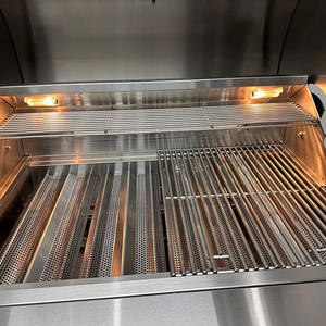 Outdoor Gardens Built in Bench Top Gas Dual Purpose Charcoal Infrared Rear Burner <b>Barbecue</b> Grill - Product Image 5