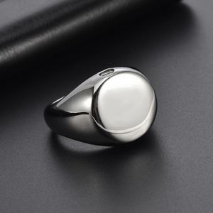 批发不锈钢空白雕刻骨灰骨灰盒纪念品火化男女戒指 - Product Image 3