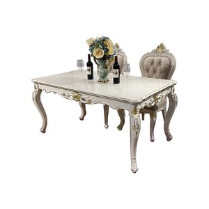 Combinaison <span class=keywords><strong>table</strong></span> et chaises <span class=keywords><strong>en</strong></span> bois massif français, <span class=keywords><strong>table</strong></span> <span class=keywords><strong>de</strong></span> restaurant <span class=keywords><strong>de</strong></span> luxe européenne pour <span class=keywords><strong>6</strong></span> personnes - Product Image 5