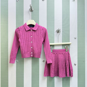 <span class=keywords><strong>Pull</strong></span> à revers pour <span class=keywords><strong>fille</strong></span>, style anglais, rayé, léger, anti-boulochage, anti-rétrécissement, en polyester/coton, pour enfants - Product Image 2