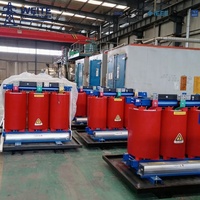 Transformator Isolasi Tipe Kering Resin Cor Tiga Fasa 11kV Seri SCB 100kVA Output 400V 50Hz CE IEC Tahan Api Pabrik OEM