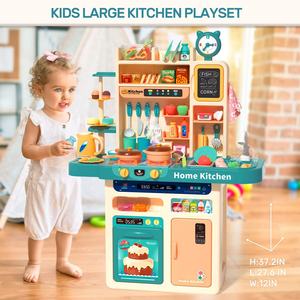 Juguete de Cocina <span class=keywords><strong>Gourmet</strong></span> para Niños, Juego de Cocina Grande con Carrito de Herramientas, Juguete de Cocina para Niños, Gabinete - Product Image 6