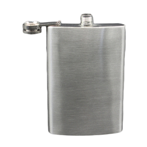 Thép không gỉ nhôm Hip <span class=keywords><strong>Flask</strong></span> để lưu trữ Whisky Brandy 1-18 oz Bạc - Product Image 4