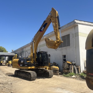 Excavadora de cadenas Caterpillar 320D usada original, excavadora hidráulica de 20 toneladas para construcción de tamaño mediano - Product Image 2