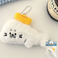 Porte-clés en peluche lion de mer, breloque mignonne pour sac, ornement à suspendre pour sac à dos, petit cadeau
