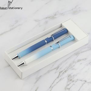Juego de Dos Bolígrafos Escolares, Novedad en Colores Degradados Arcoíris, Bolígrafo con Logotipo Personalizado para Estudiantes - Product Image 6