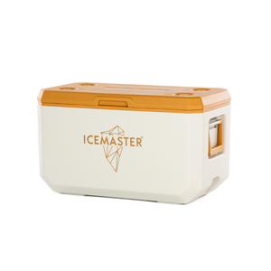 Cooler Box 47L Insulated Orange Lid Modern Outdoor Camping Use PP Material Water Resistant and Portable - Product Image 2