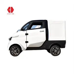 Goedkope Prijs 4 Wiel Elektrische Van Cargo Volwassen Ev Auto Vrachtwagen Elektrische Bestelwagen Voor Voedsel