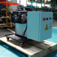 Station d'alimentation hydraulique mobile industrielle avec ventilateur axial et radiateur pour pack hydraulique de machines textiles