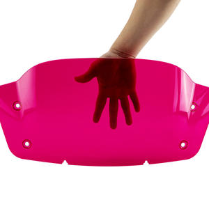 XF2906E34-03-M Pare-brise de 10 pouces rouge <span class=keywords><strong>rose</strong></span> compatible avec <span class=keywords><strong>Harley</strong></span> Street Glide CVO FLHX Ultra 2023-2025 - Product Image 1