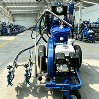 Machine à peinture pour marquage routier avec capacité de 6 L pour des opérations de marquage étendues
